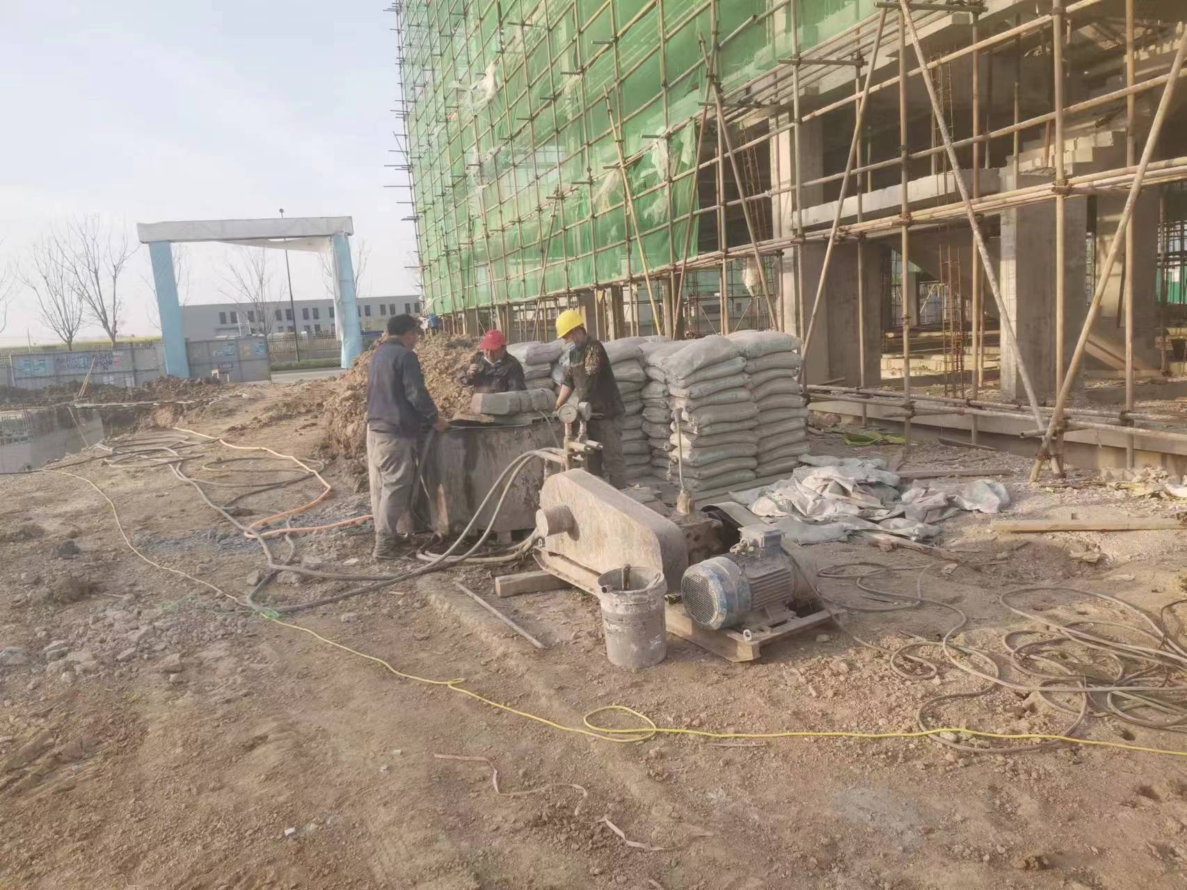 安化别墅下沉注浆